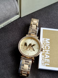 Michael Kors Women’s Quartz Stainless Steel Gold Dial 36mm Watch MK4334 (without Tag)