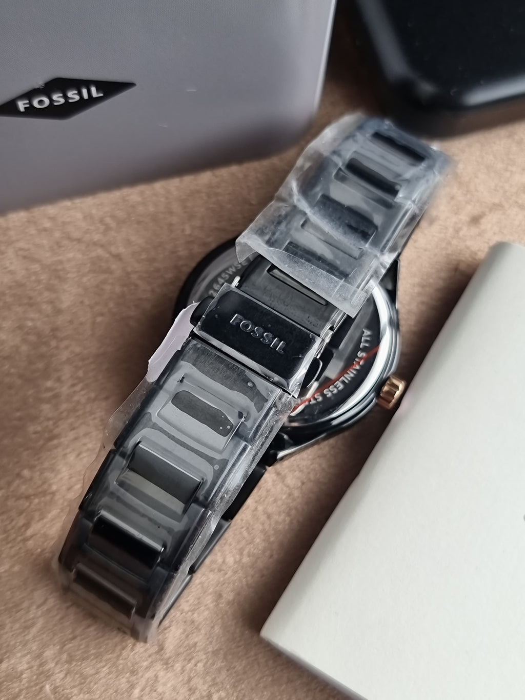 Fossil Evanston His & Her Black Stainless Steel Multifunction Couple Watch Set – BQ2645SET
Women's Dial Size 36mm
Men's Dial size 45mm