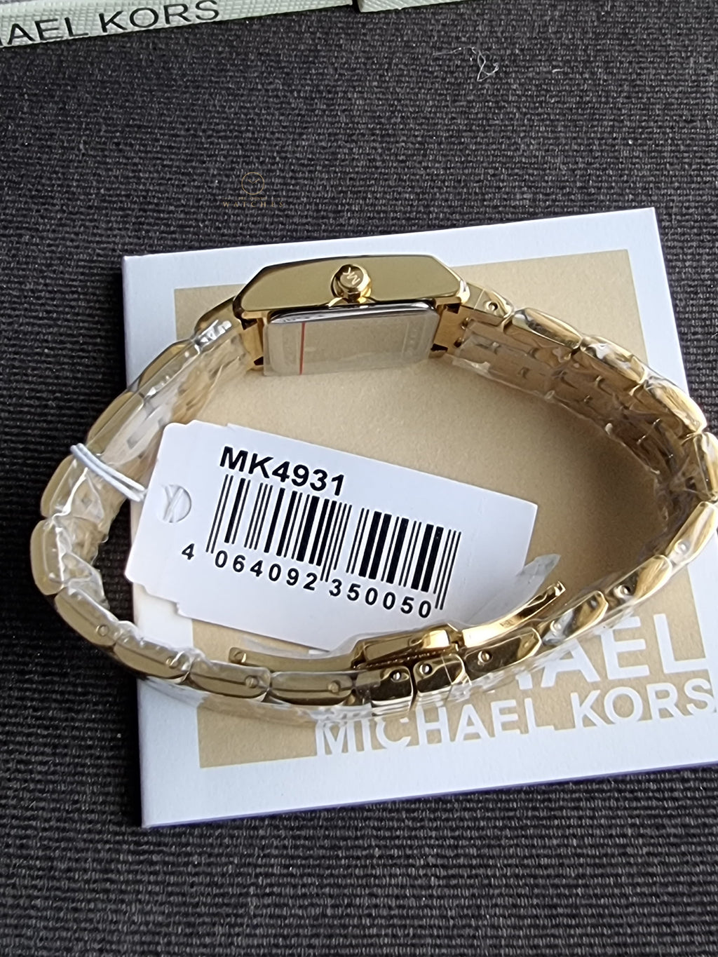 Michael Kors Micro Georgie Quartz Gold Dial Ladies Watch
MK4931
