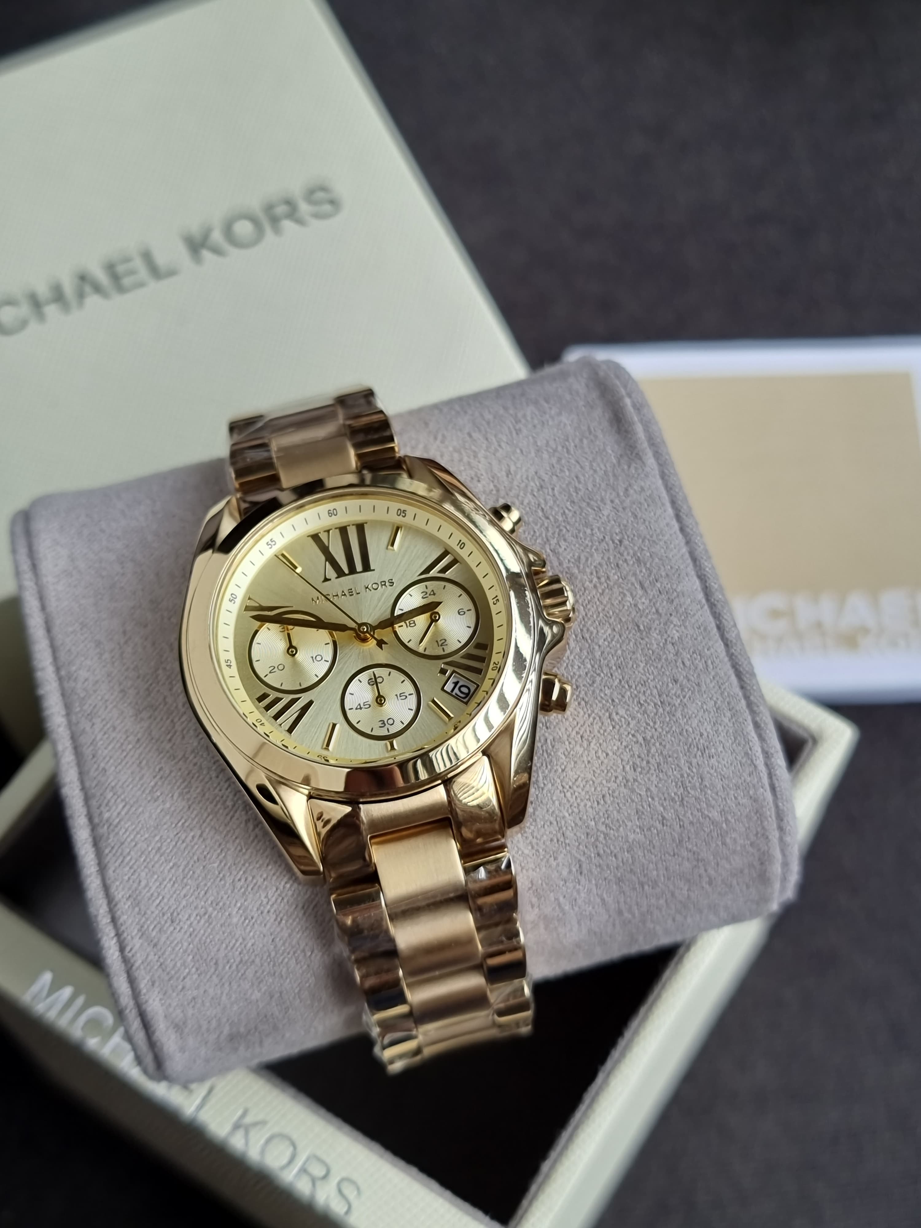 Michael Kors Gold-Tone Mini Bradshaw 36mm Watch MK5798