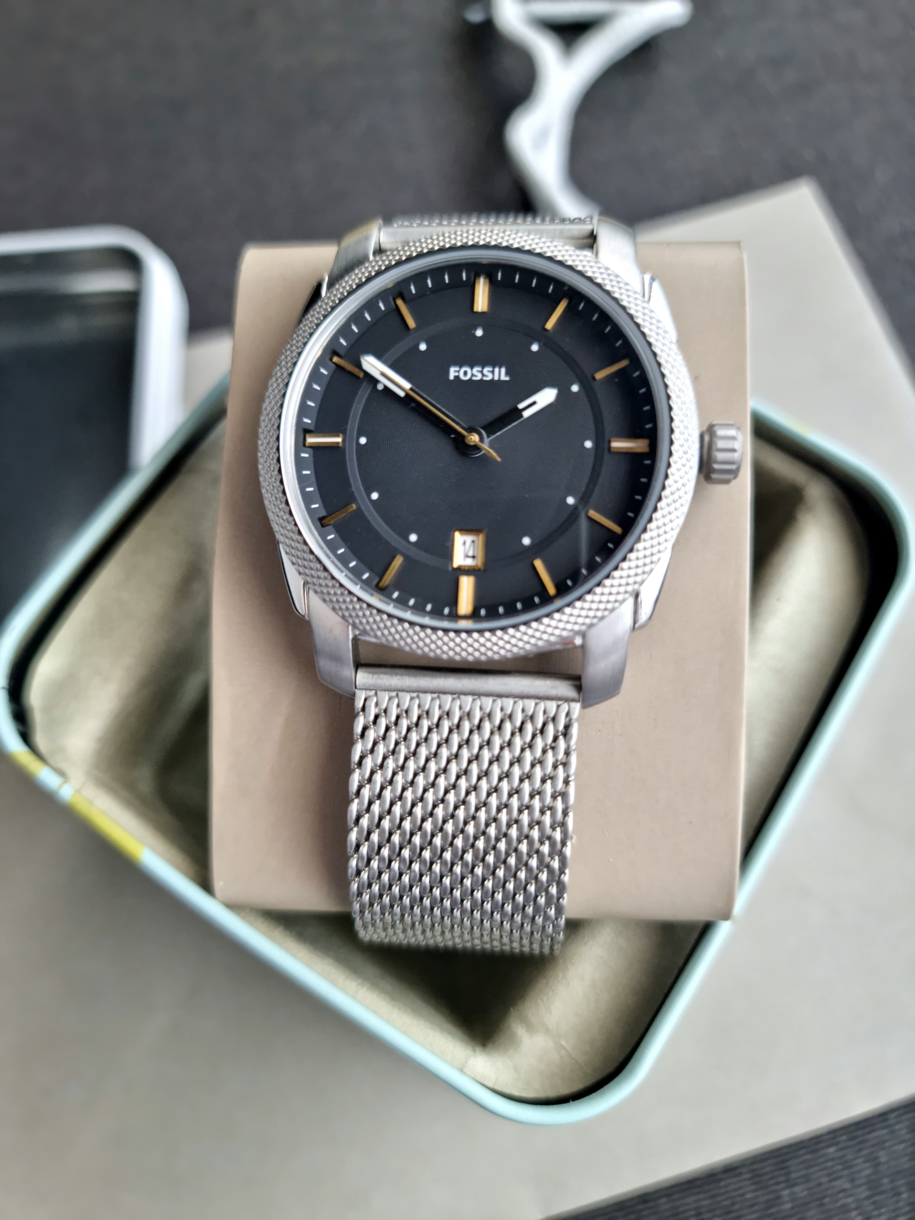 Fossil Analog Men's Watch Stainless Steel Bracelet - FS5883