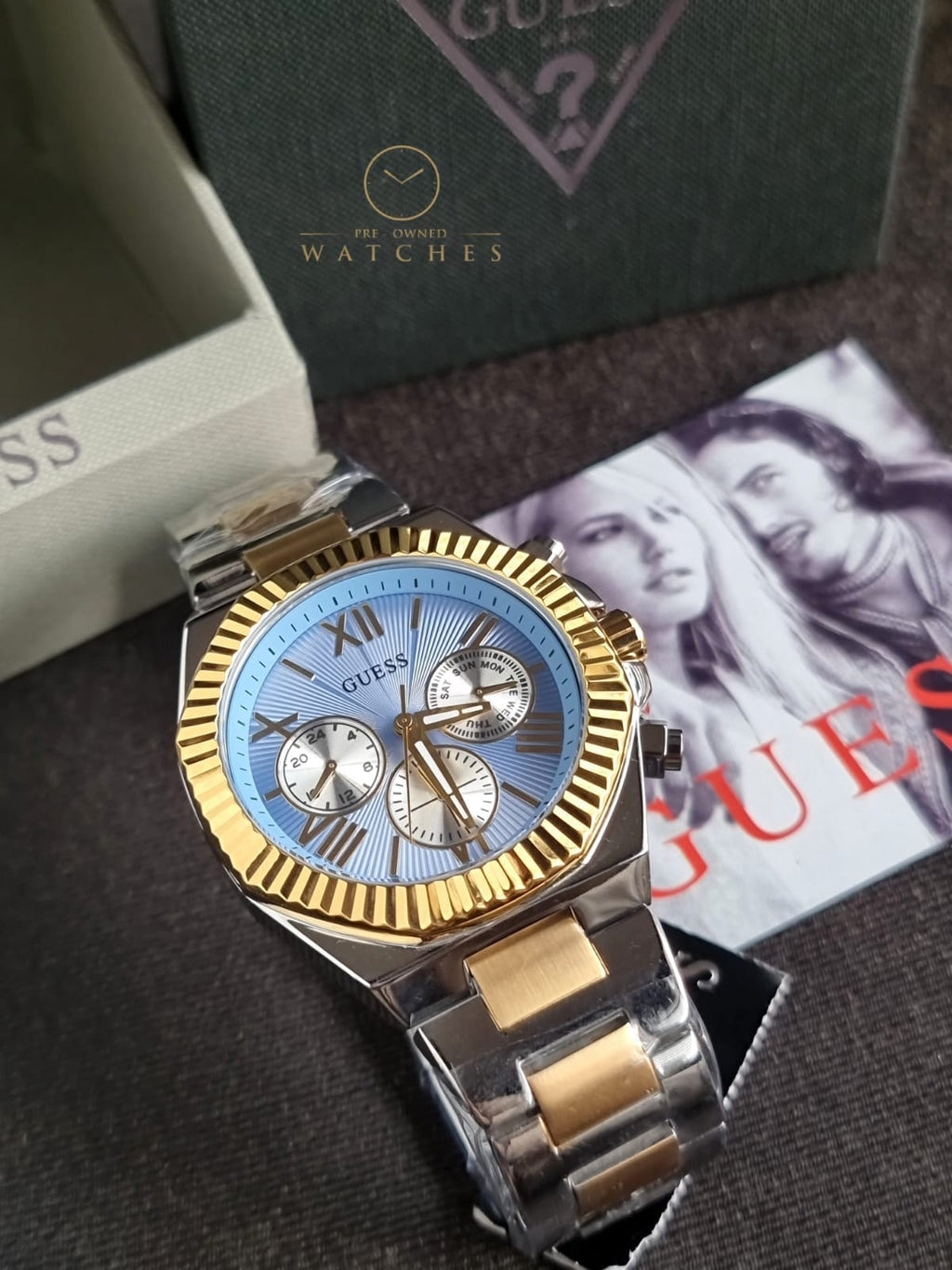 GUESS Equity Men's Stainless Steel Watch GUESS GW0703G3