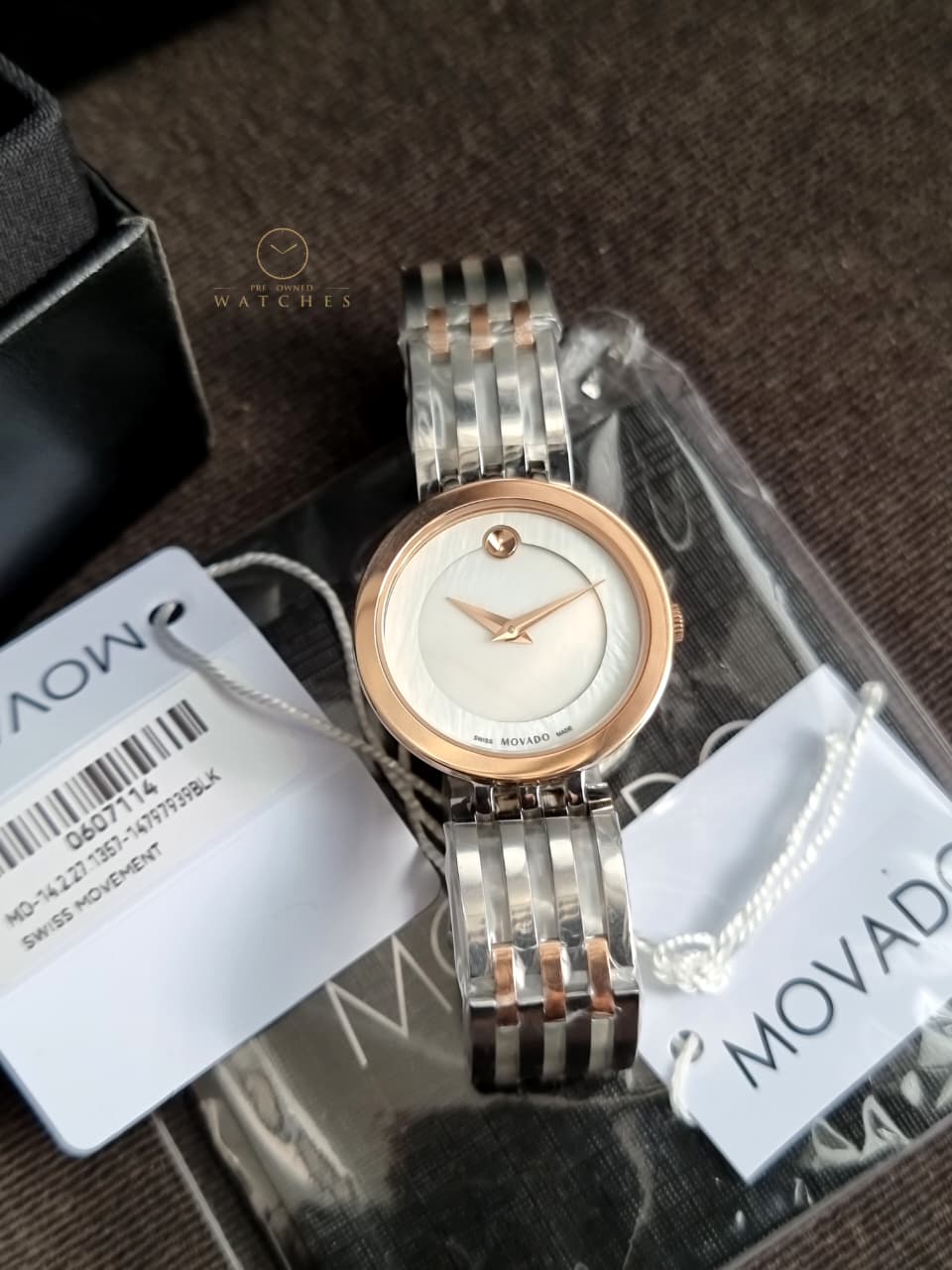 Movado
Esperanza White Mother of Pearl Dial Ladies Watch 0607114