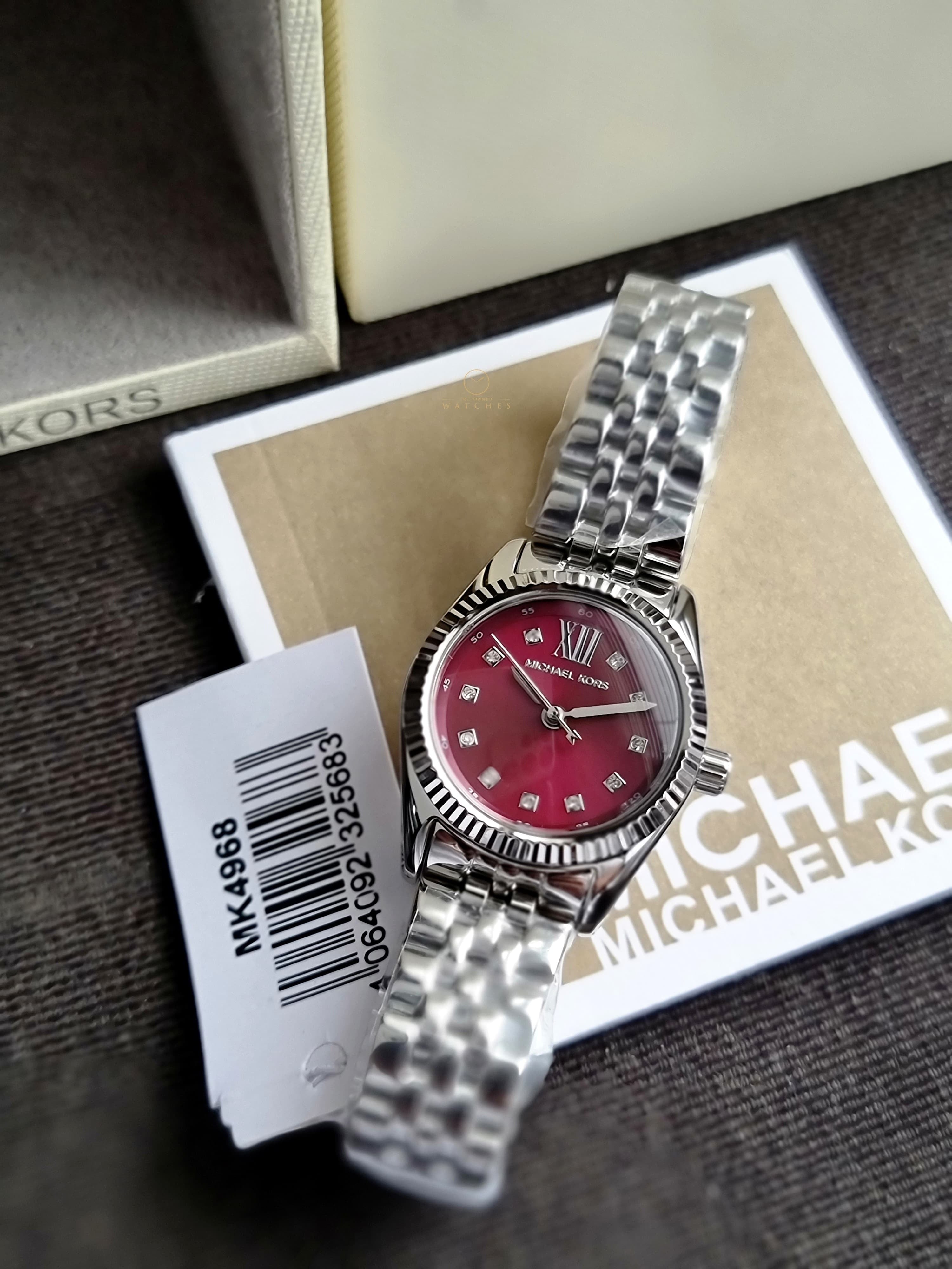 Michael Kors Lexington Silver 26mm Women’s Watch MK4968