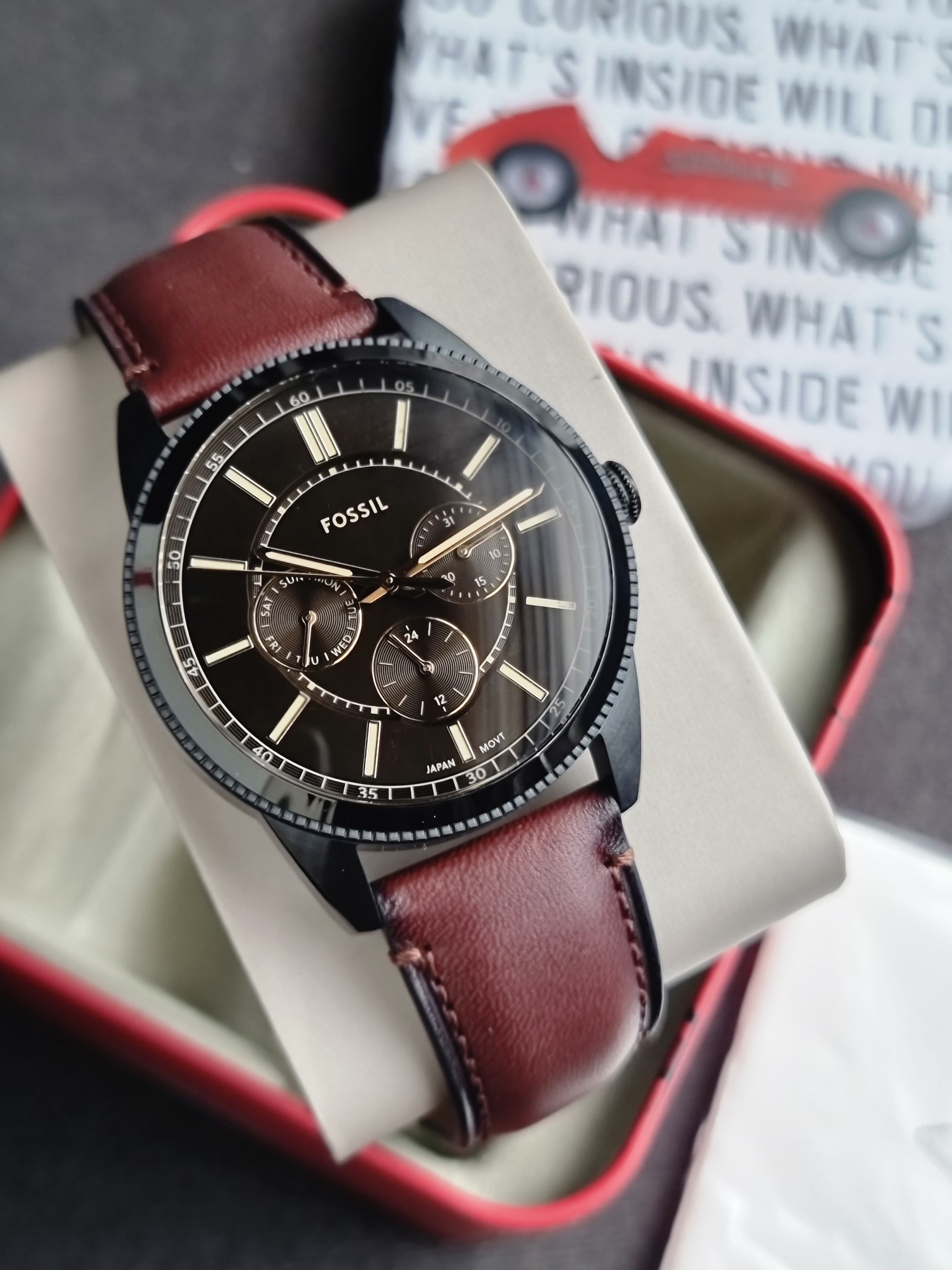 Fossil Men's Pearson 42mm Multifunction Stainless Steel Watch- FS6138