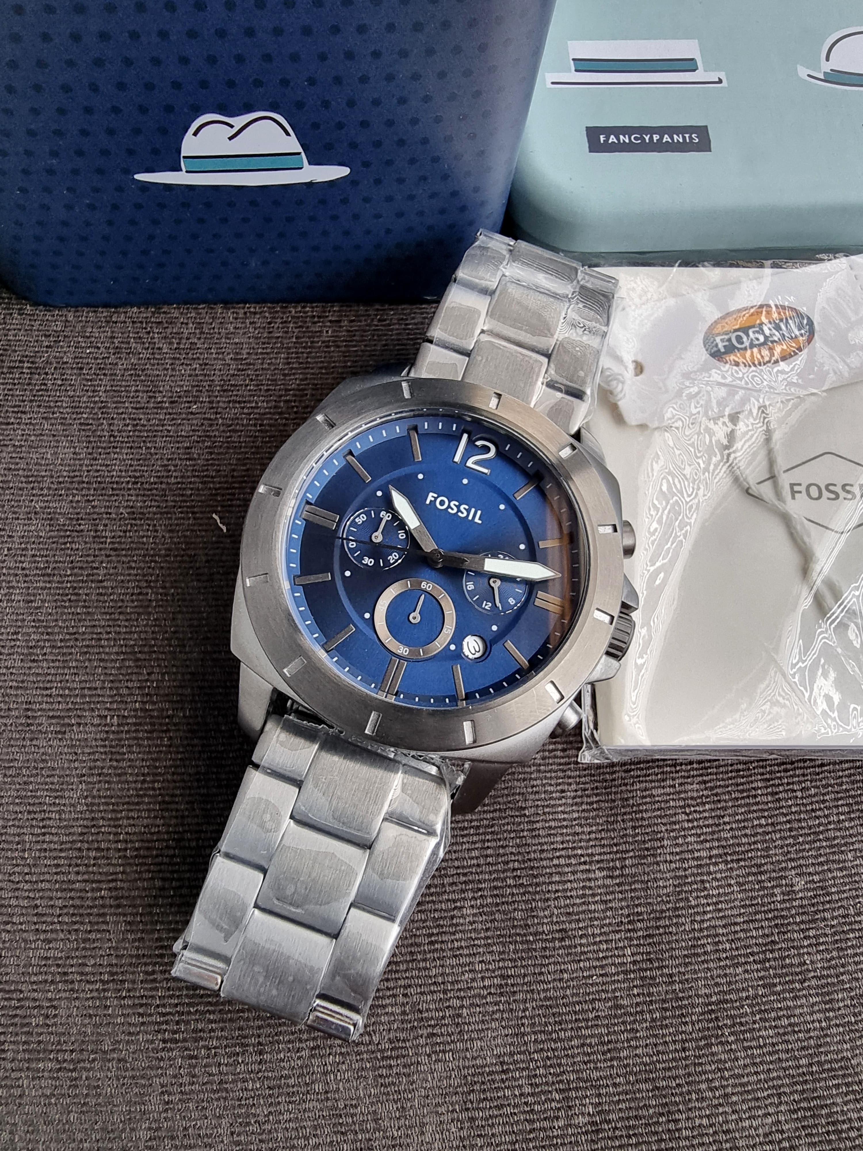 Fossil Men's Analog Quartz Watch with Stainless Steel Strap BQ2816