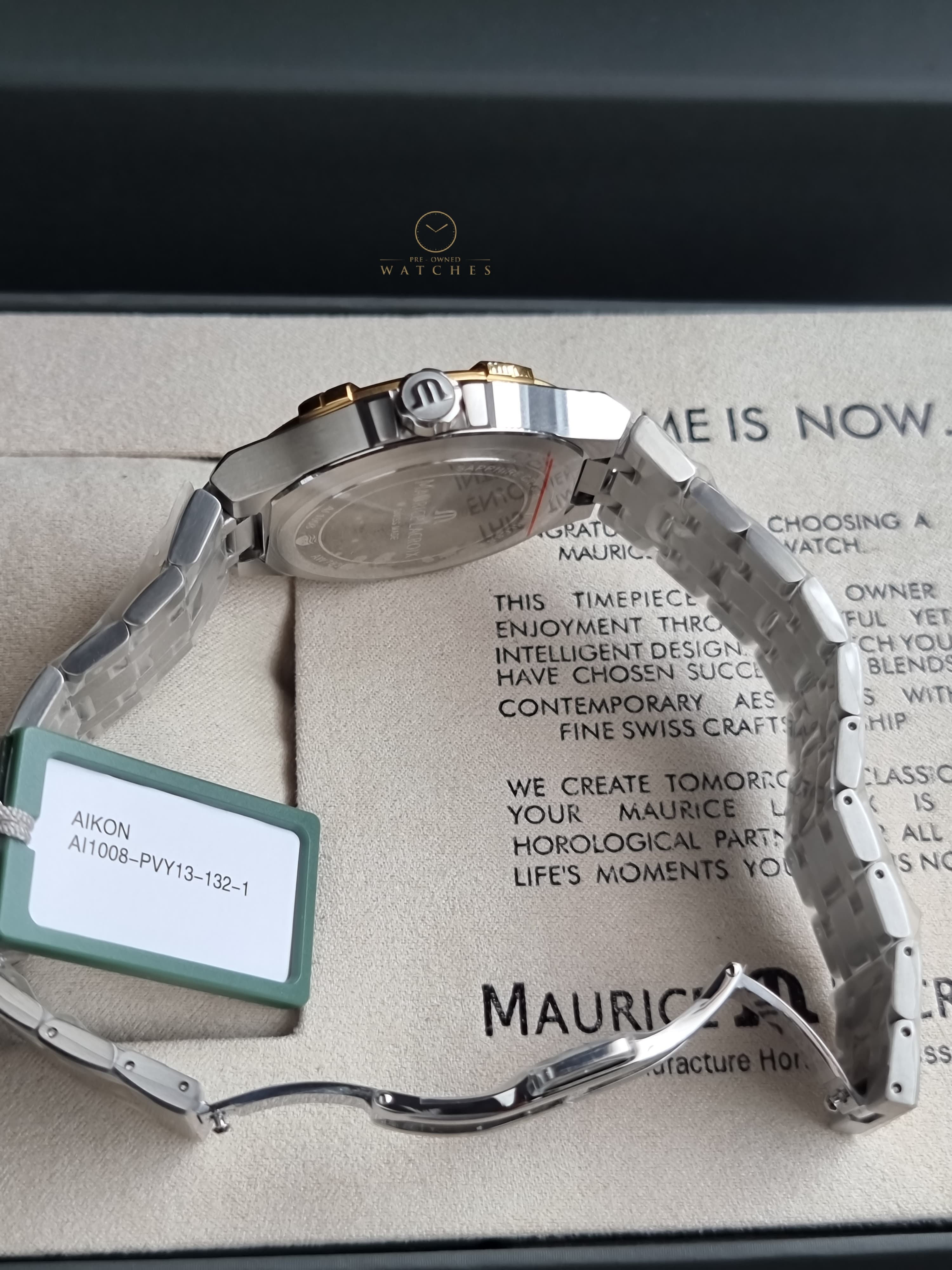 Maurice Lacroix Aikon AI1008-PVY13-132-1 Men's Analogue Quartz Watch