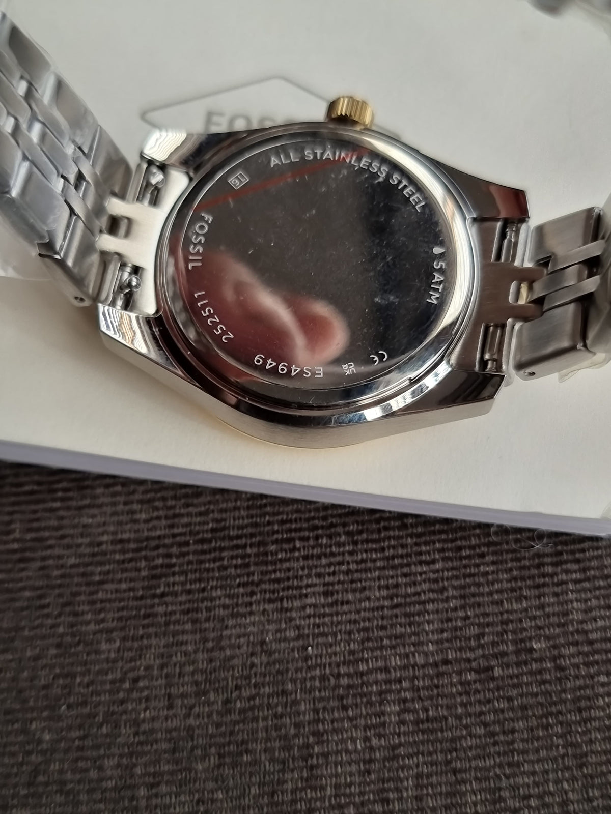 Fossil Scarlette Three Hand Date 33mm Women Quartz Watch 
ES4949 (Without Tag)