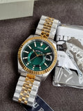 GUESS Green Round Dial 42mm Analog Quartz Men's Watch - GW0977G4