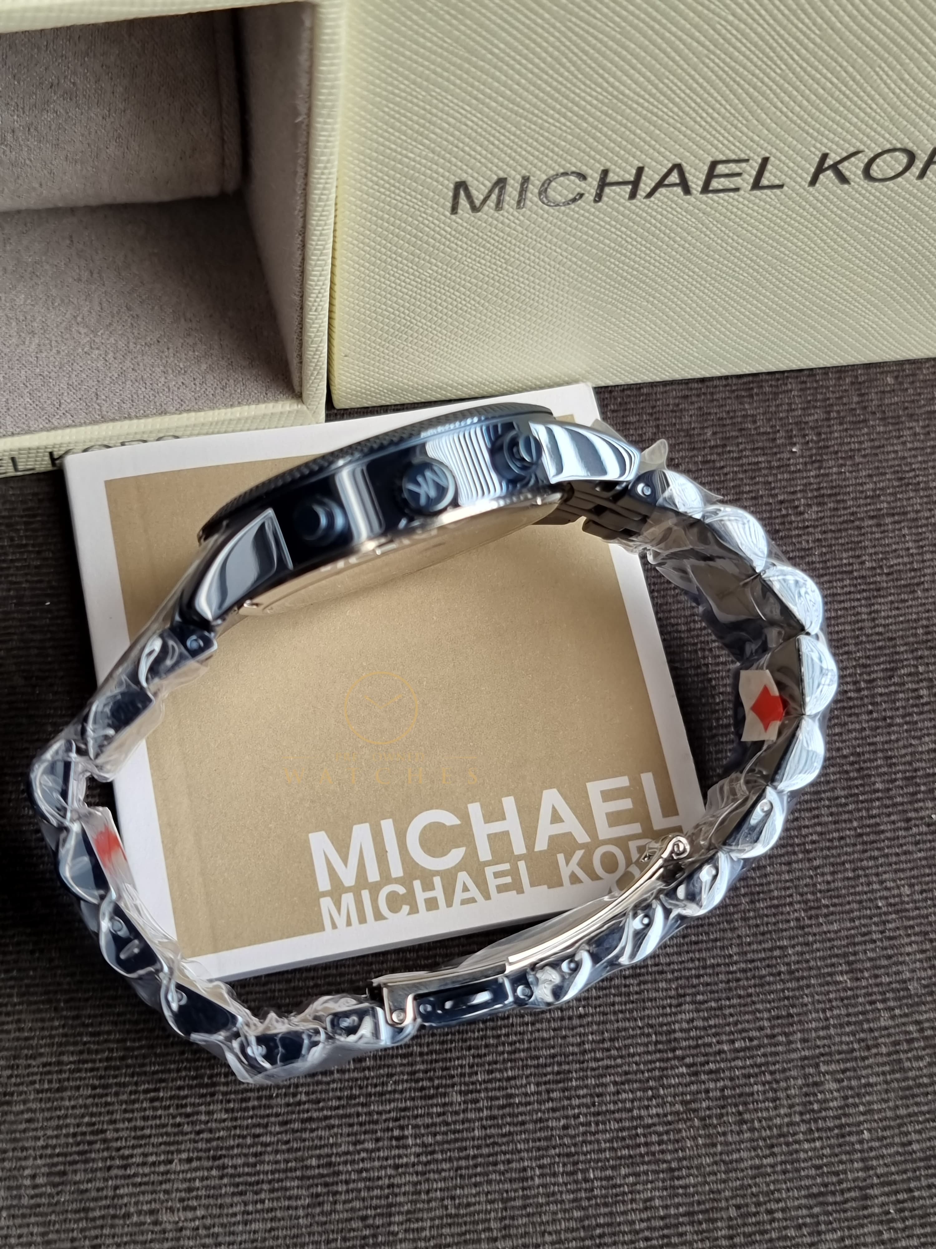 Michael Kors Hutton Blue 44mm Watch MKO1165