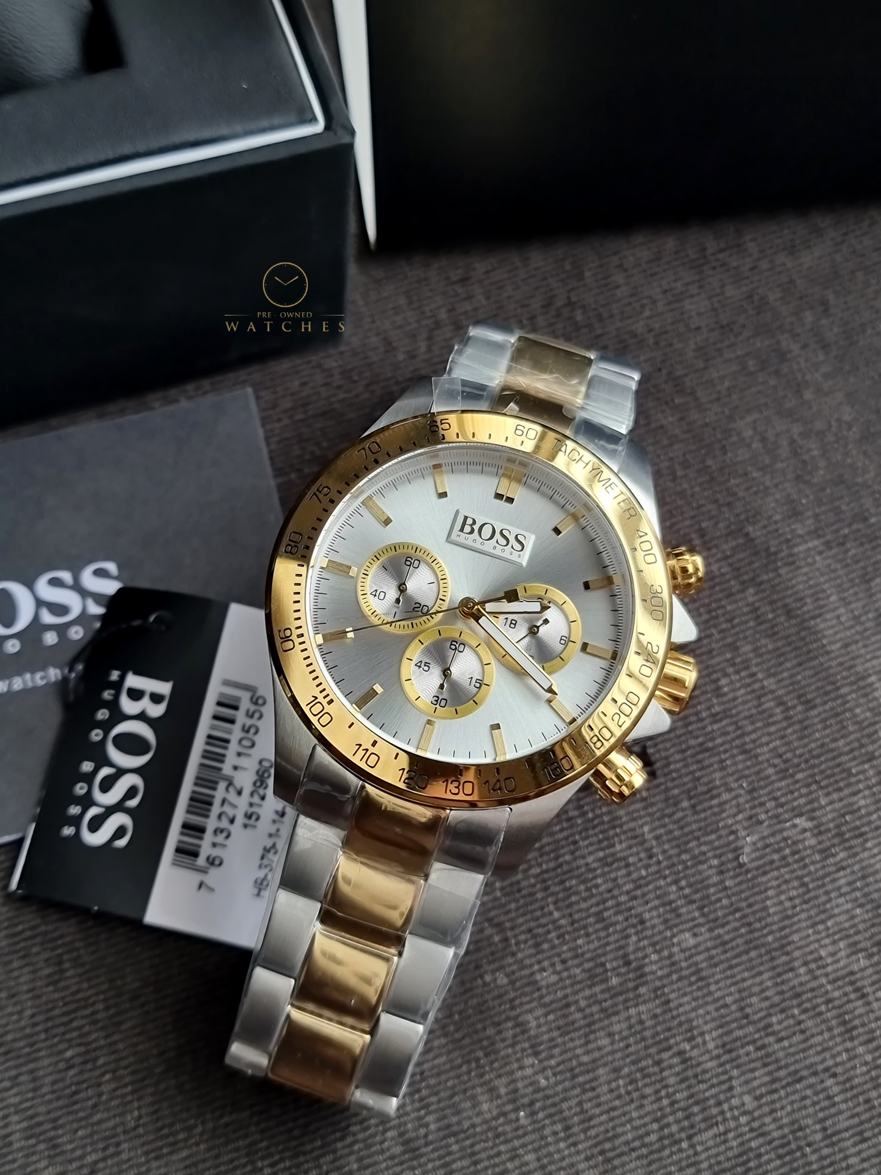Hugo Boss Men’s Chronograph Two-Tone Silver Watch 1512960