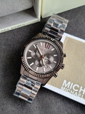Michael Kors Lexington Chronograph Quartz Brown 44mm Dial Men's Watch MK9224