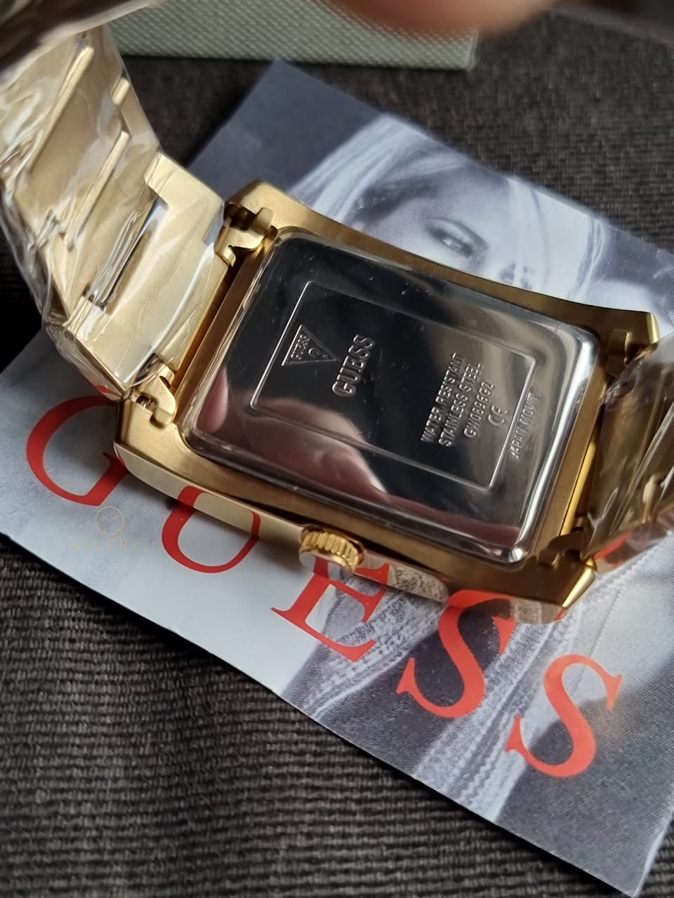 Guess Men's Analogue Quarz Watch with Stainless Steel Strap GW0896G2