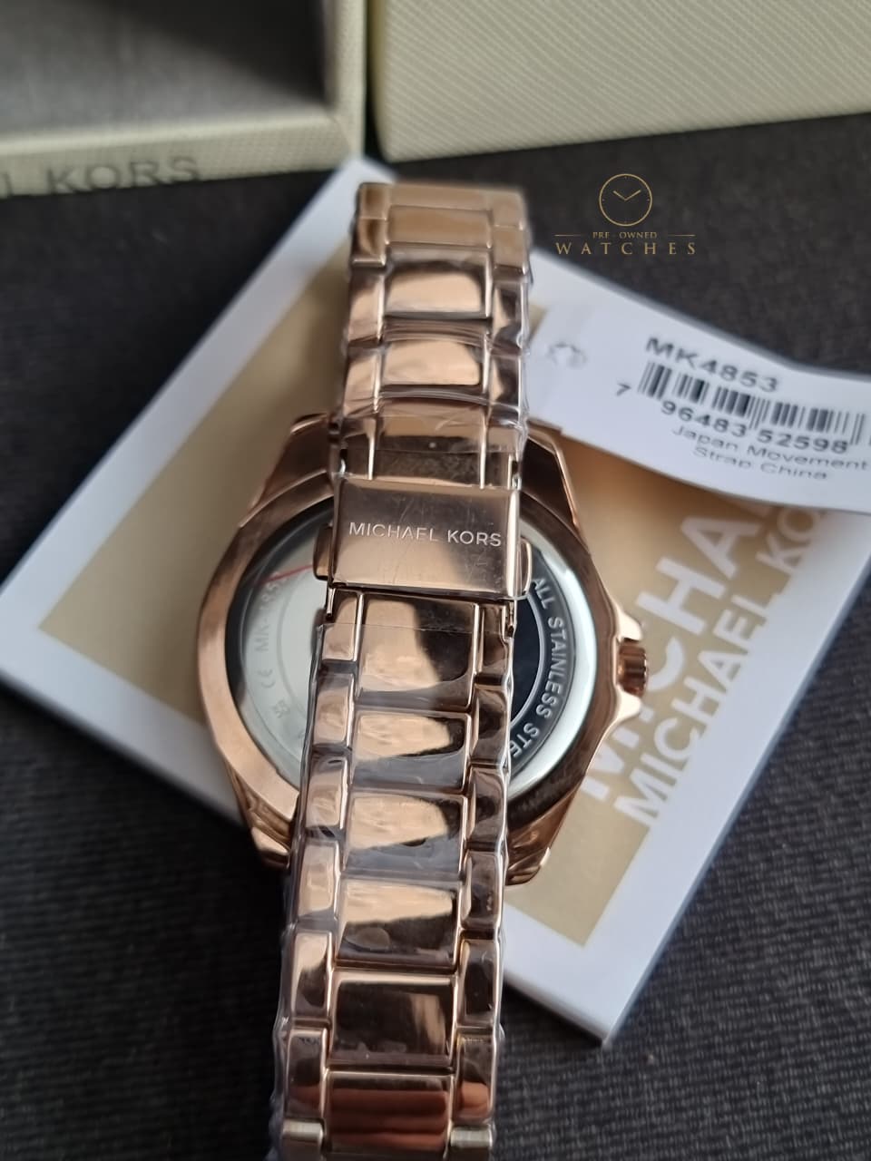 Michael Kors Kacie Women Quartz White Dial Analog Stainless Steel Watch MK4853