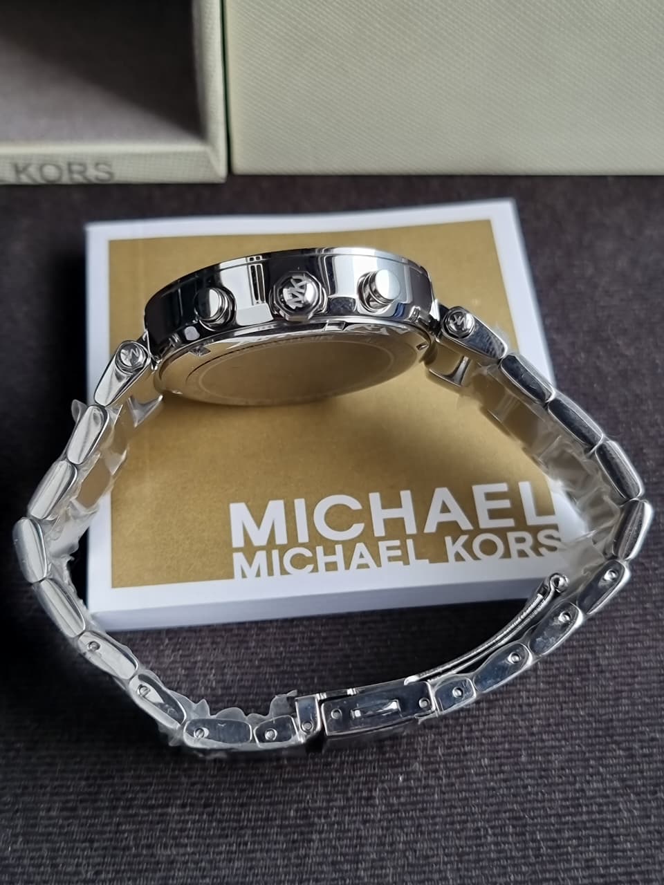Michael Kors Women’s Quartz Stainless Steel Blue Dial 39mm Watch Mk6117