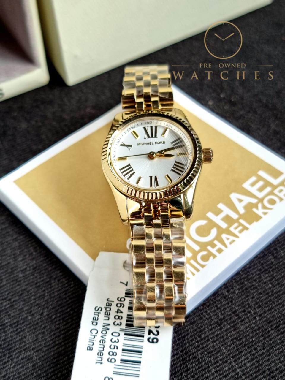 Michael Kors Women’s Quartz Stainless Steel Gold 26mm Watch MK3229