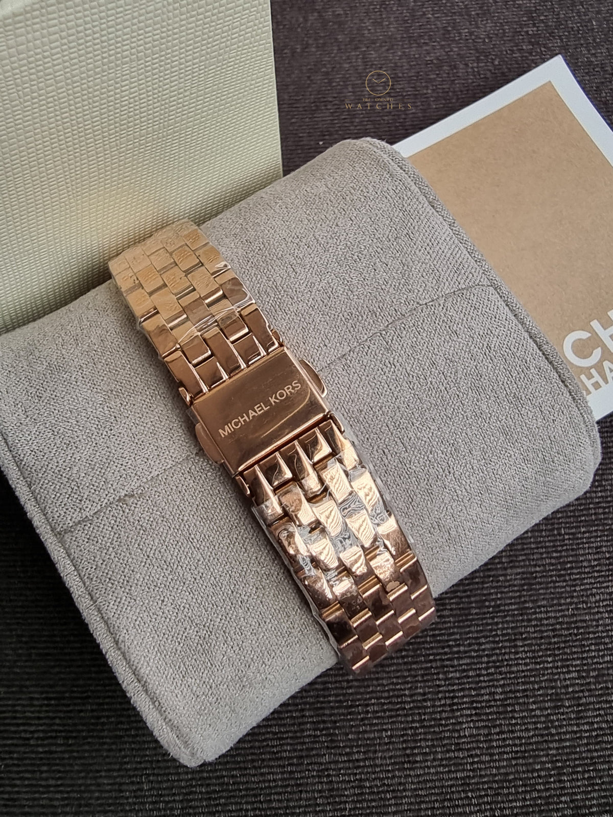 Michael Kors Darci Rose Gold Stainless Steel Rose Gold Dial Quartz Watch for Ladies - MK4514