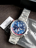 Hugo Boss Men’s Quartz Stainless Steel Blue Dial 46mm Watch 1513823