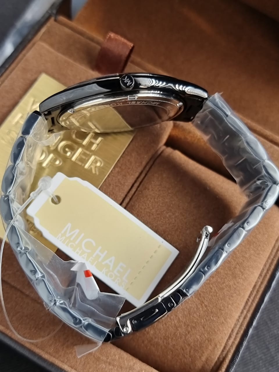 Michael Kors Men's Slim Runway Black 43mm Three-Hand Watch MK8507