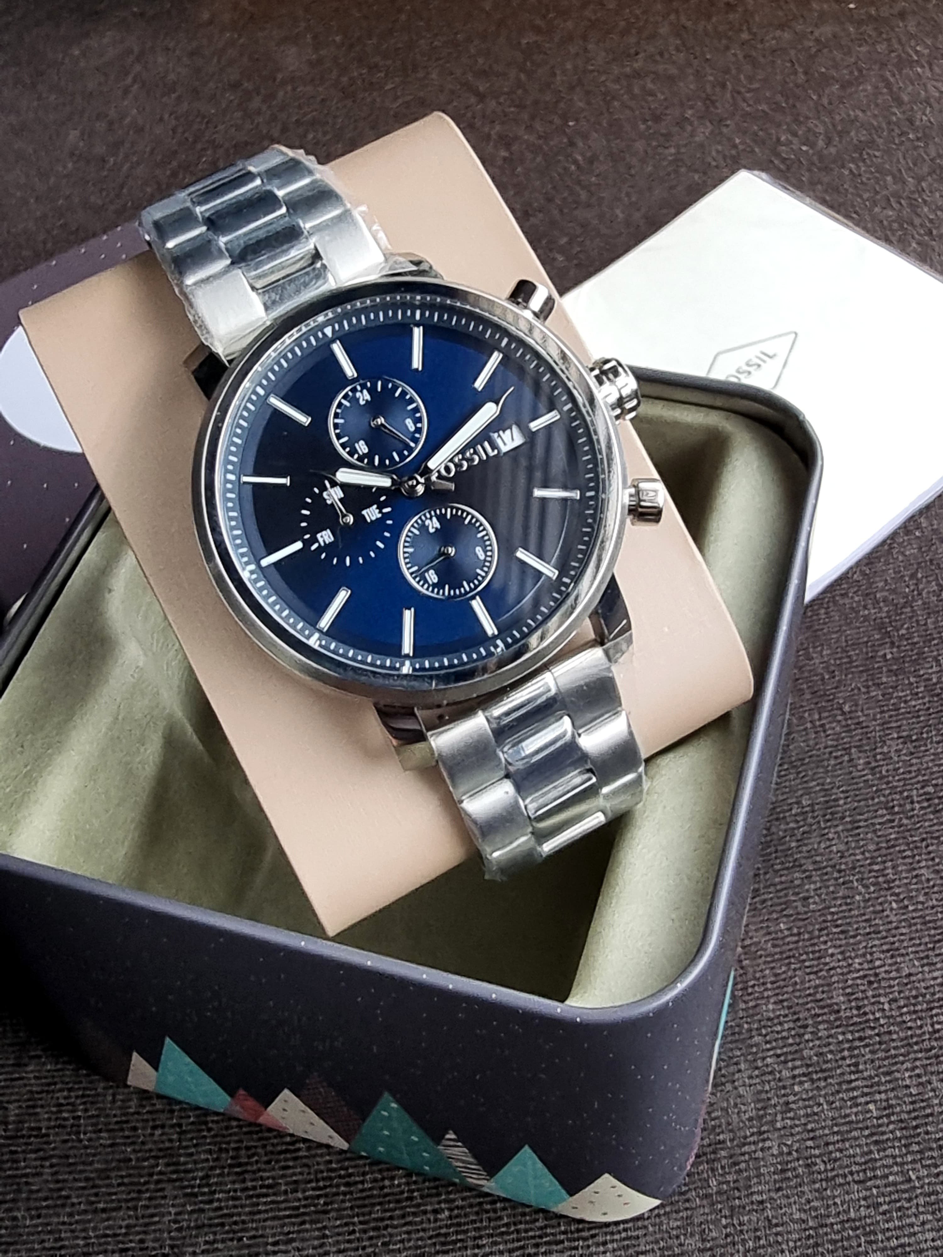 Fossil Rhett Multifunction Stainless Steel Watch BQ2872