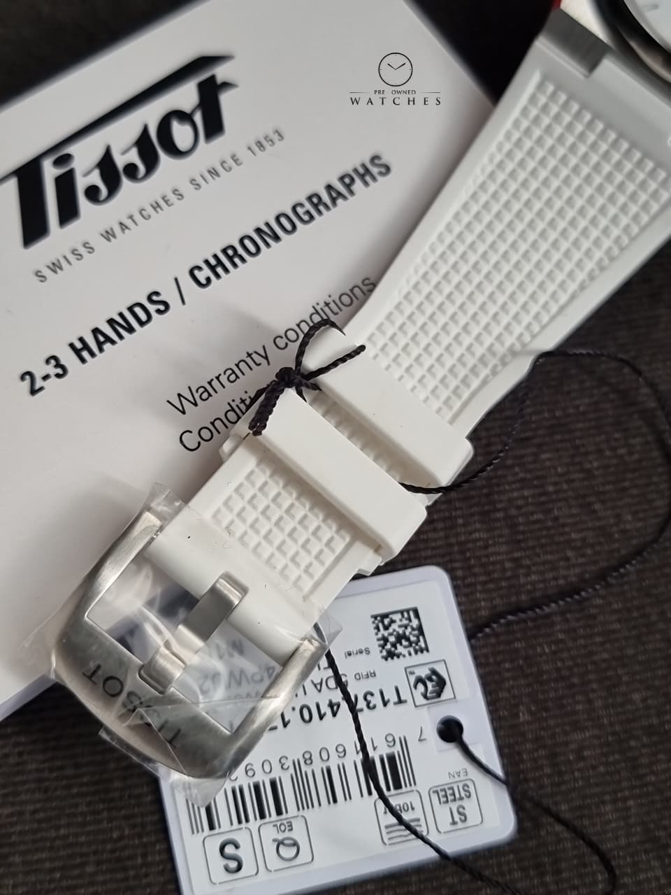 Tissot 
PRX Quartz White Dial Men's Watch
T137.410.17.011.00