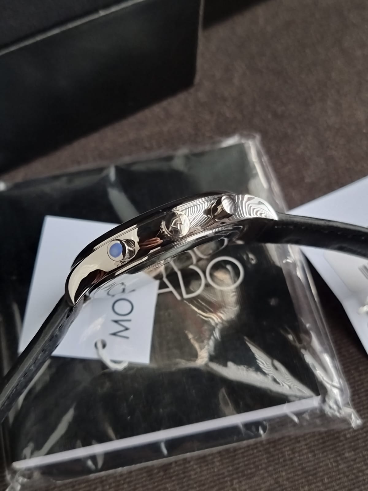 MOVADO Heritage Chronograph Black Dial Men's Watch 3650005