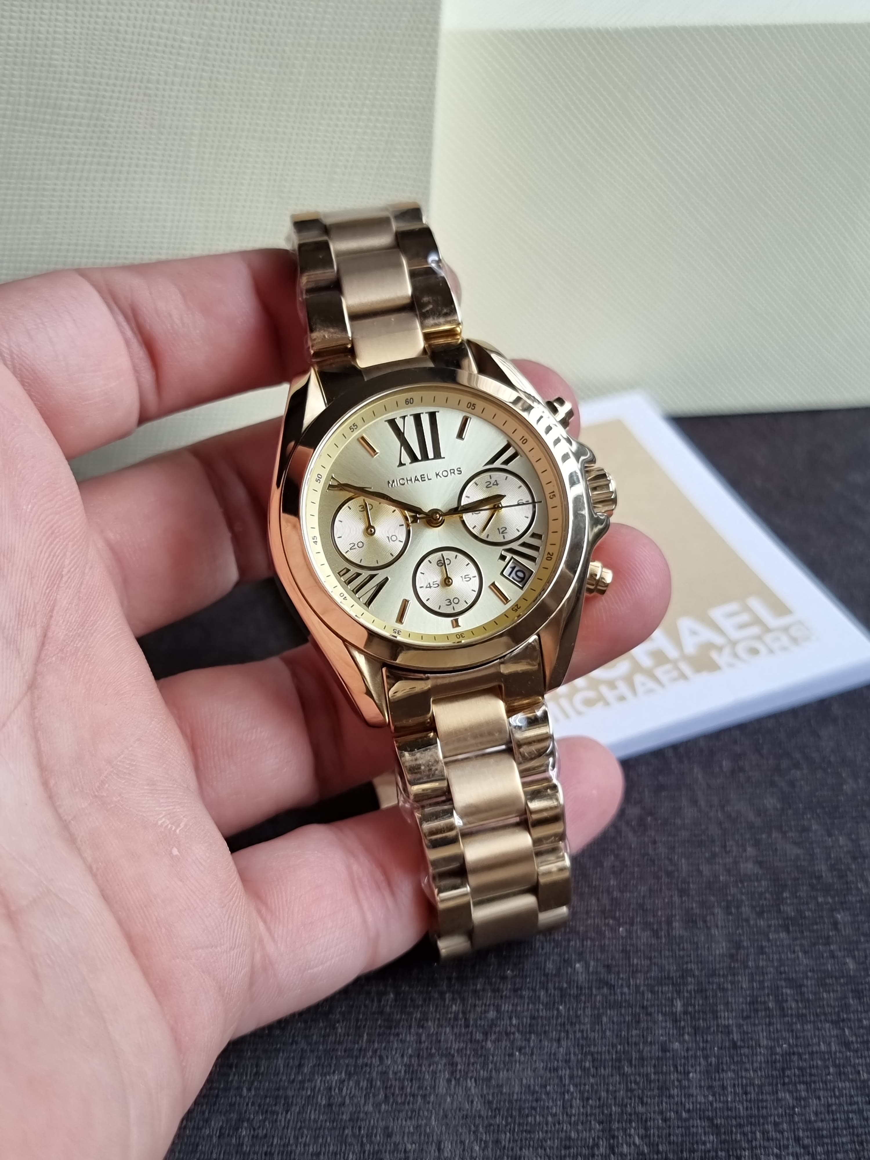 Michael Kors Gold-Tone Mini Bradshaw 36mm Watch MK5798