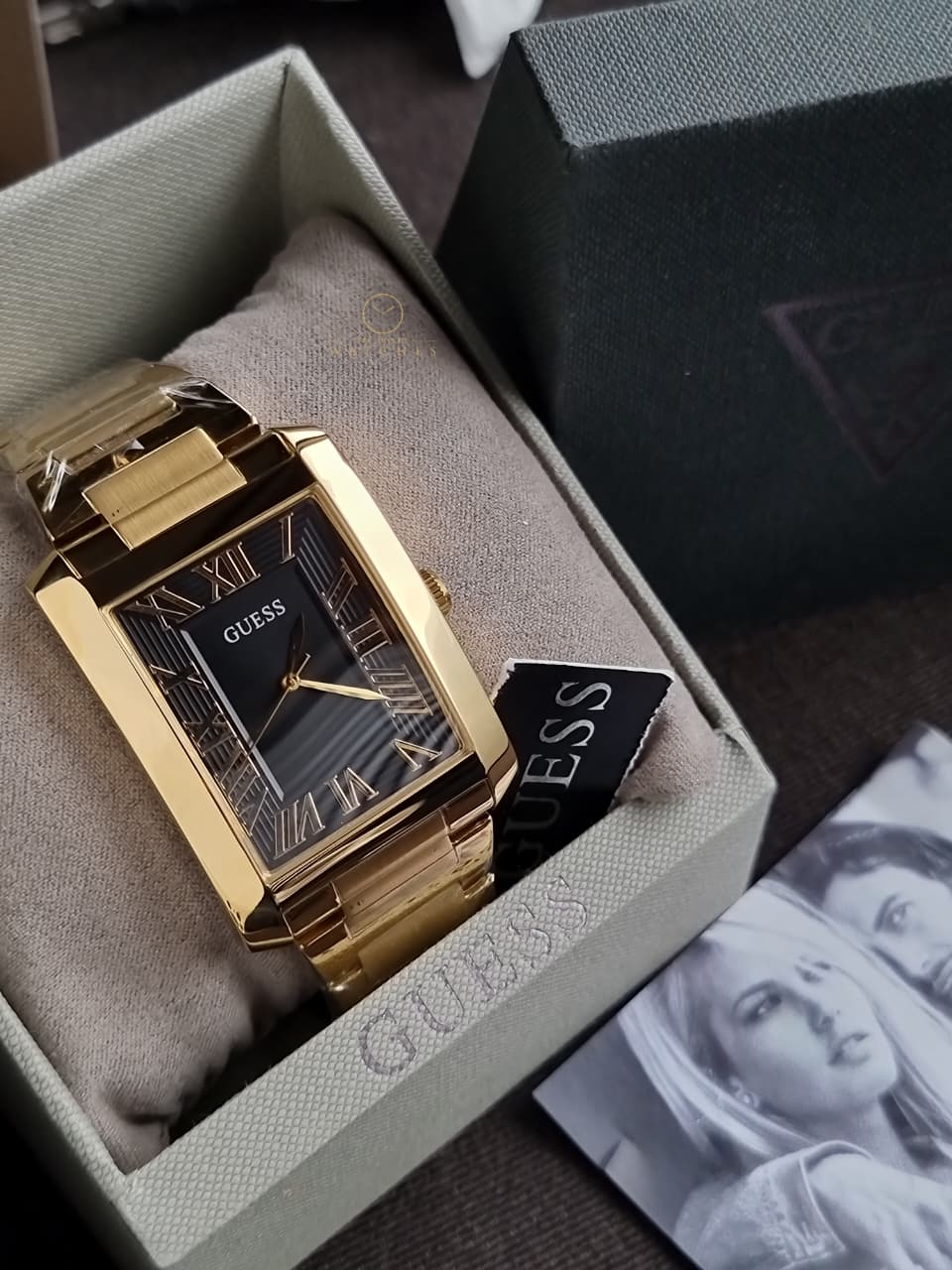 Guess Men's Analogue Quarz Watch with Stainless Steel Strap GW0896G2