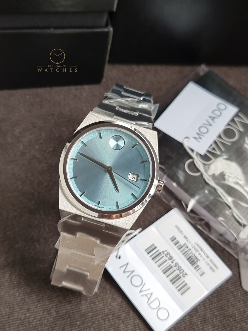 Movado Bold Quest Blue Dial Quartz 40mm Watch 3601243