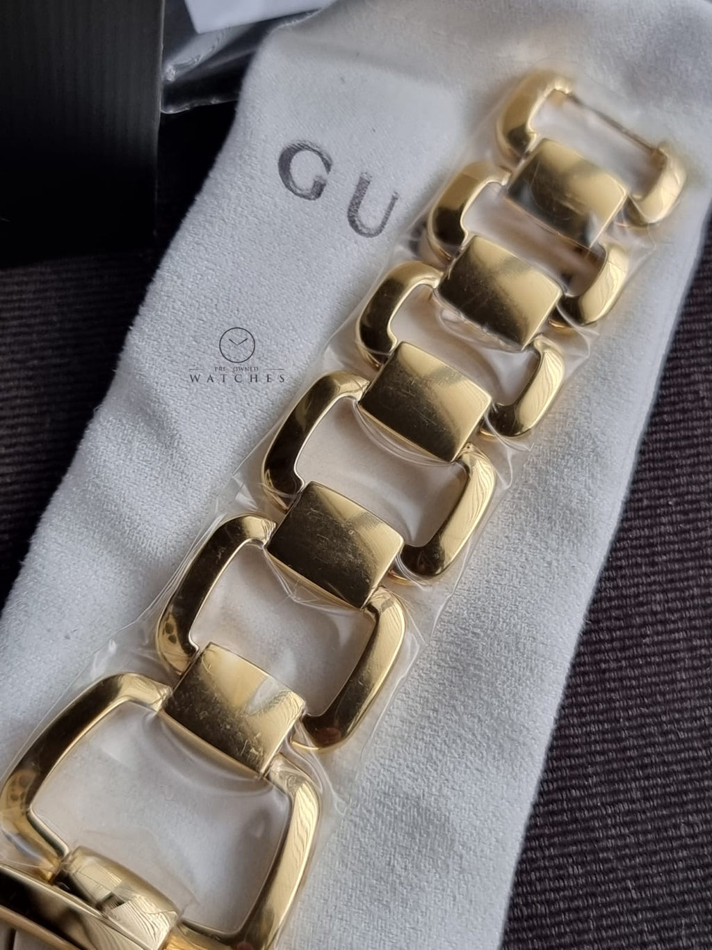 Gucci Women’s Quartz Gold Stainless Steel Light Brown Dial 32mm Watch YA125408
