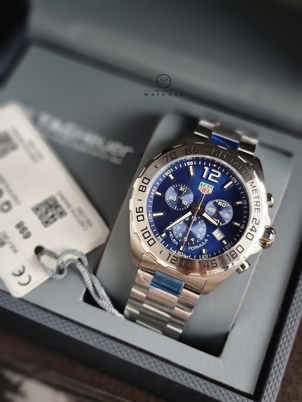Tag Heuer
Formula 1 Quartz Chronograph Blue Dial 43mm Stainless Steel Men's Watch CAZ101K.BA0842