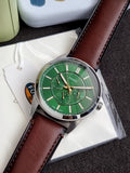 Fossil Pearson Brown Quartz 42mm Dial Leather Watch FS6137