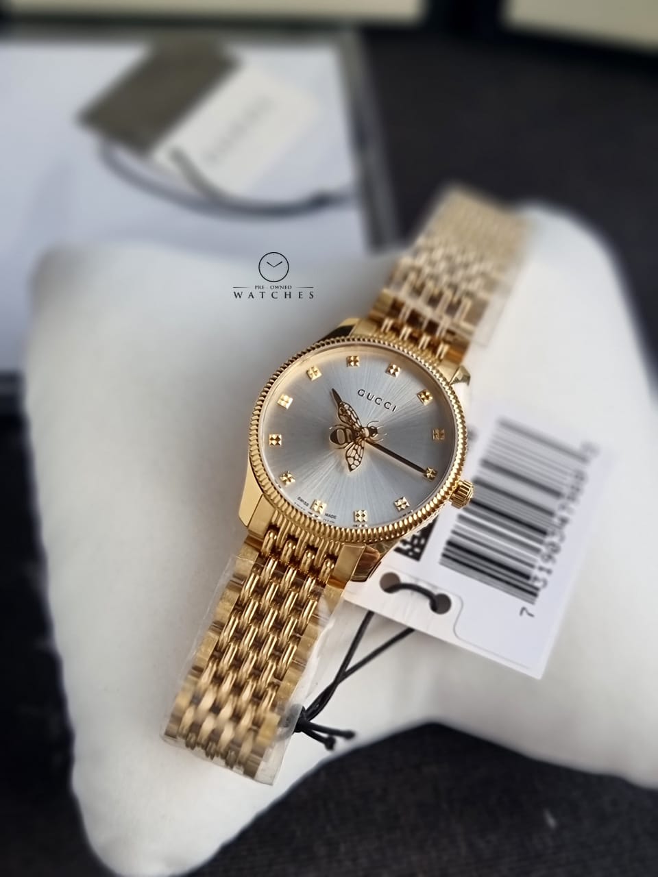 GUCCI G-Timeless Quartz Silver Dial Ladies Watch YA1265021