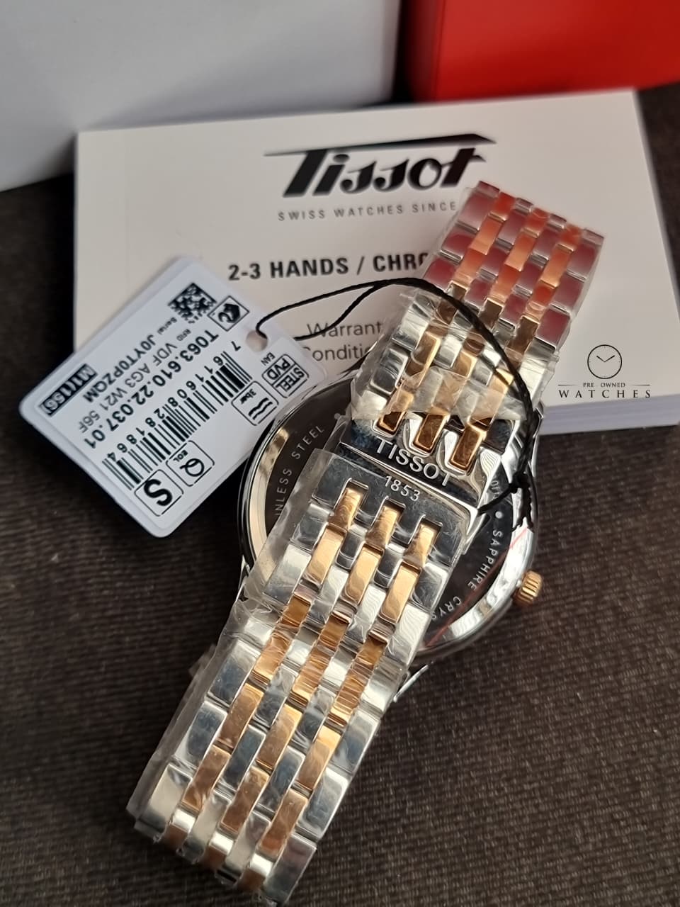 Tissot 
Tradition Two-tone Men's Watch
T063.610.22.037.01