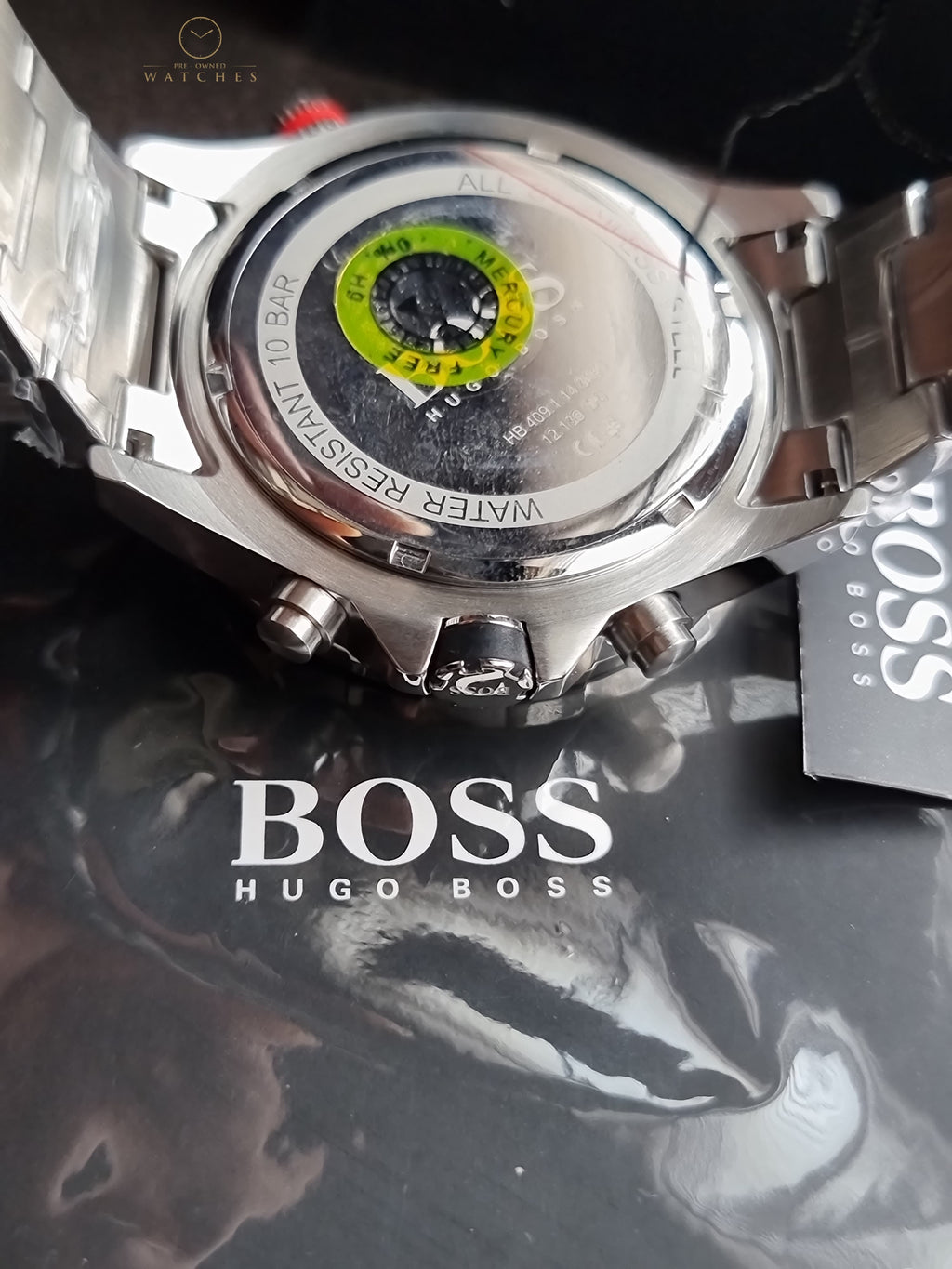 Hugo Boss Men’s Quartz Stainless Steel Blue Dial 46mm Watch 1513823