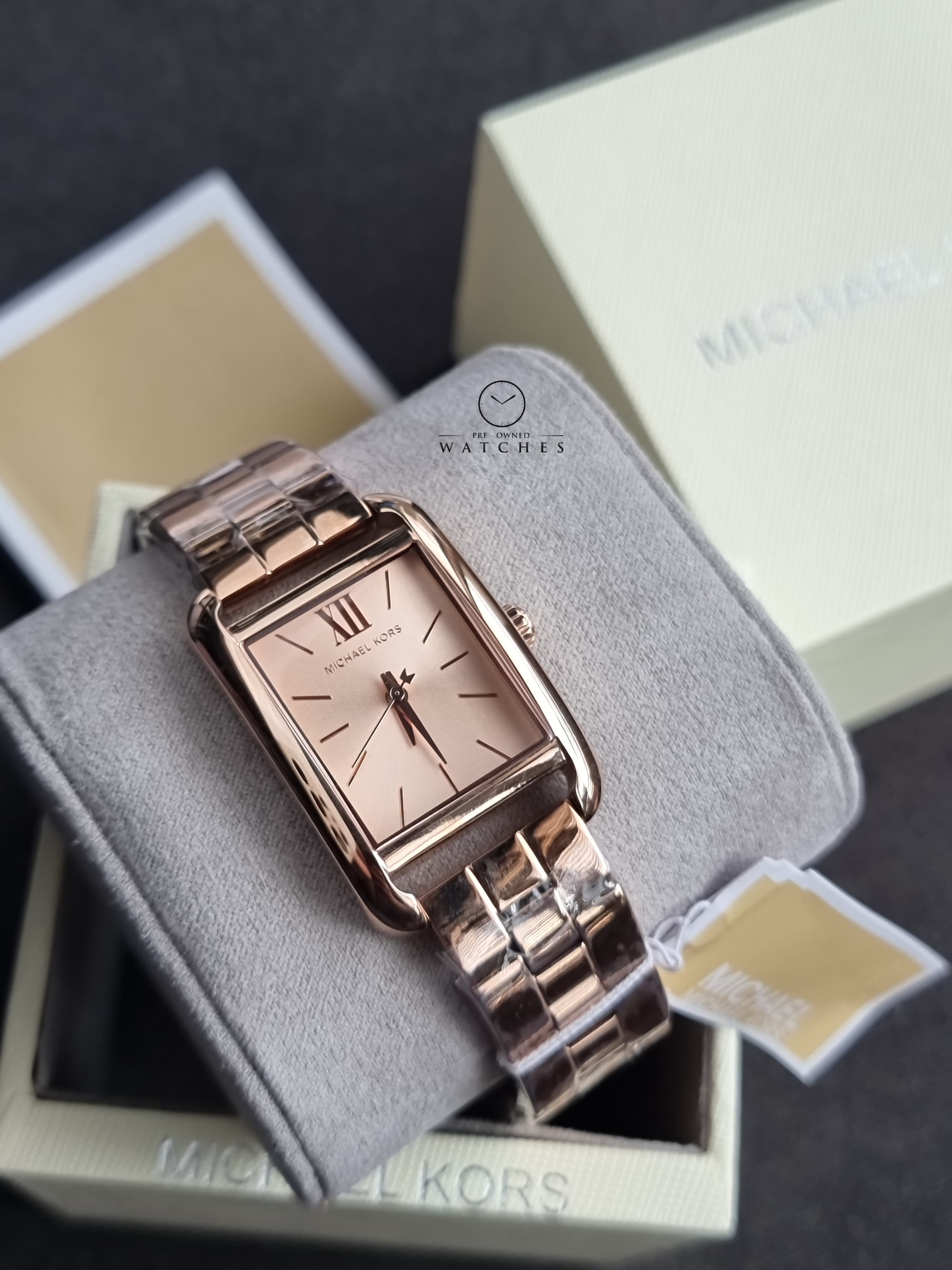 Michael Kors Essex Rose Gold Quartz Stainless Steel Watch MKO1032
