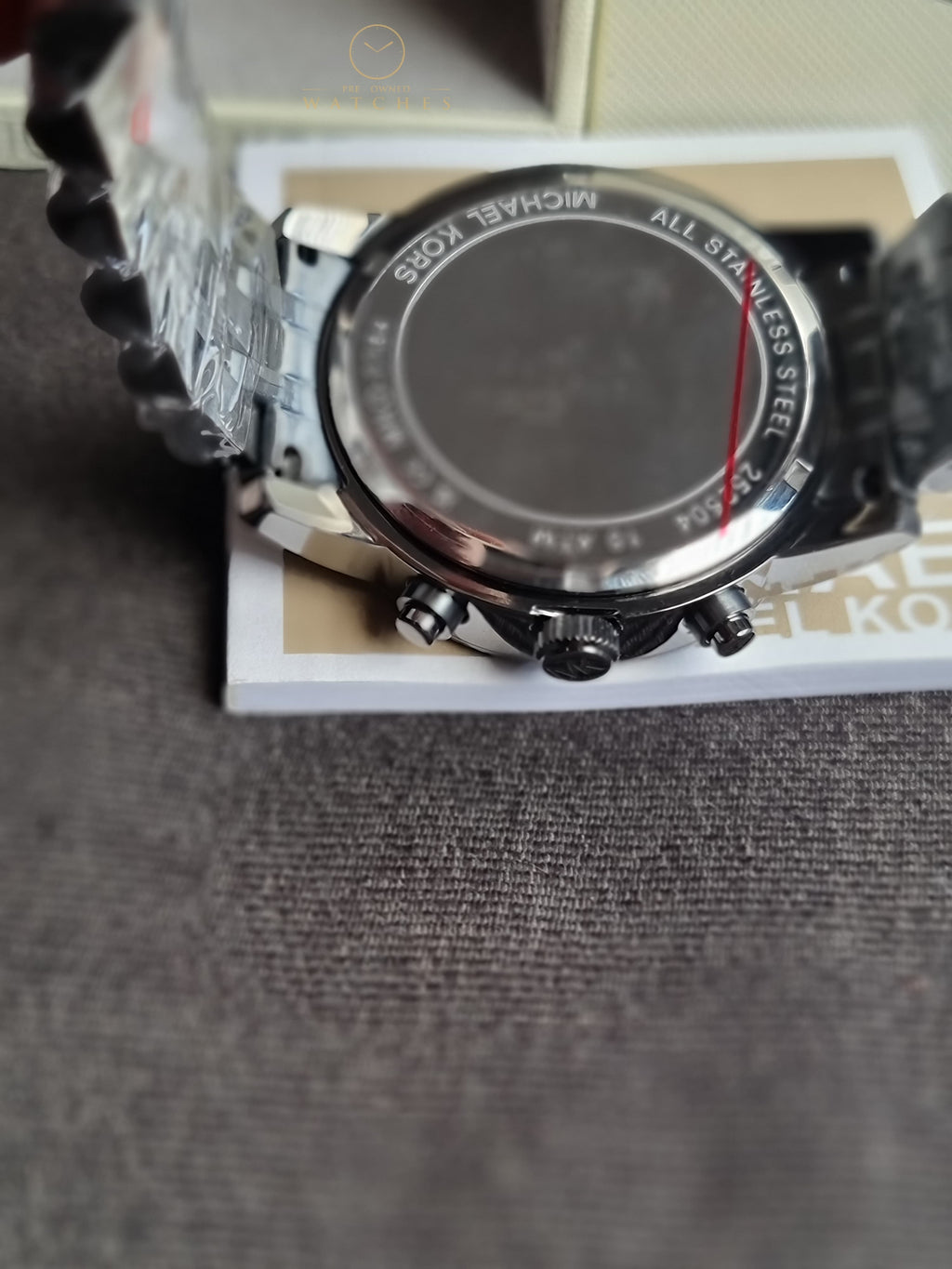 Michael Kors Hutton Gun-Metal Watch MKO1164