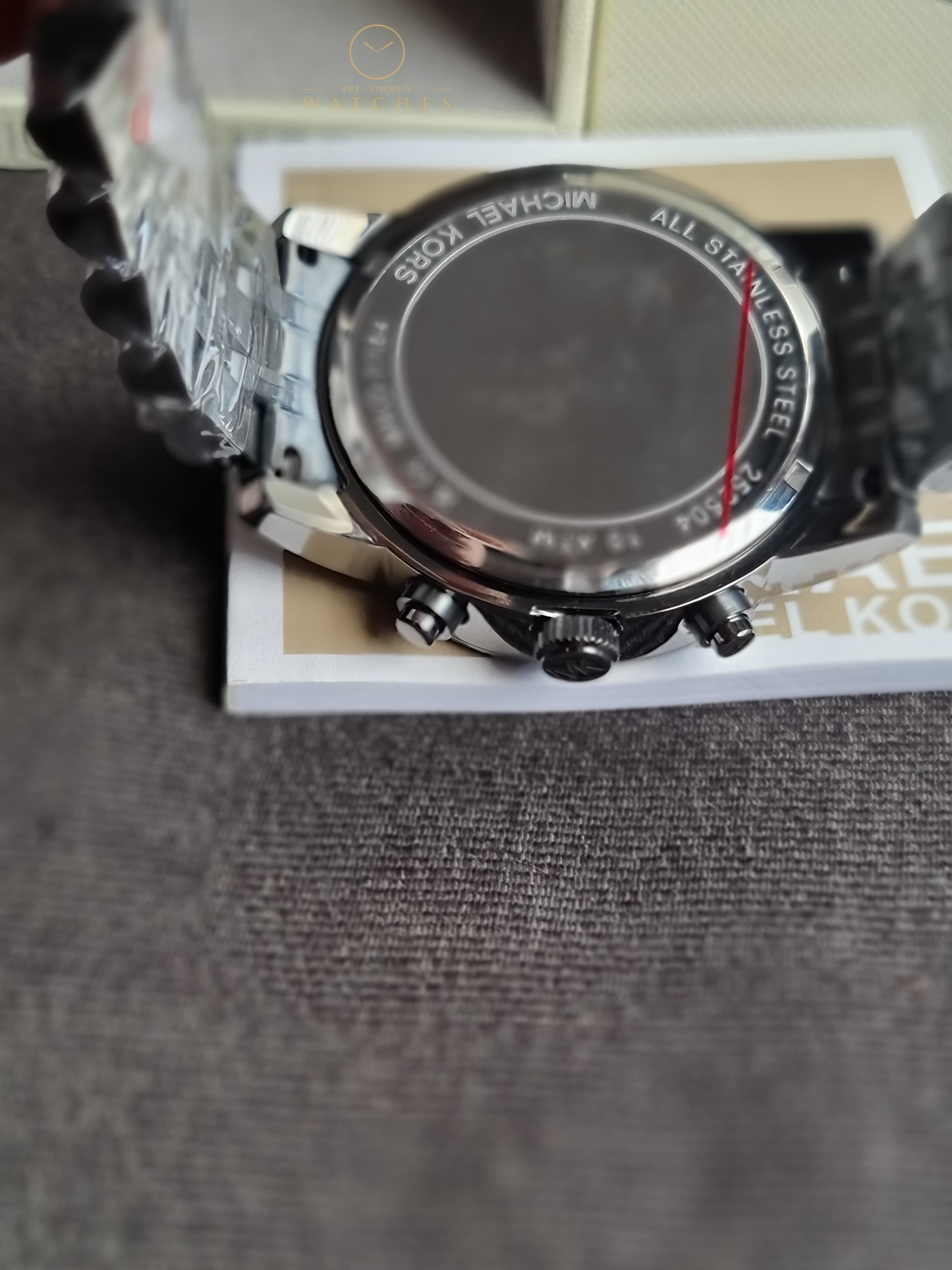 Michael Kors Hutton Gun-Metal Watch MKO1164