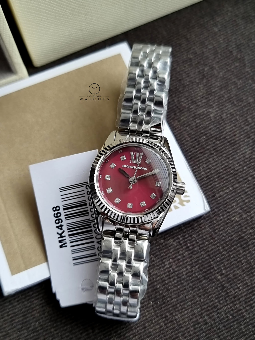 Michael Kors Lexington Silver 26mm Women’s Watch MK4968