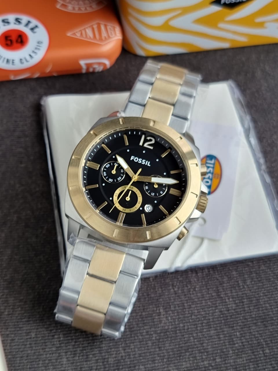 Fossil Privateer Chronograph Two-Tone Stainless Steel Watch - BQ2815
