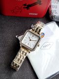Fossil Women’s Quartz Gold Stainless Steel White Dial 28mm Watch BQ3979