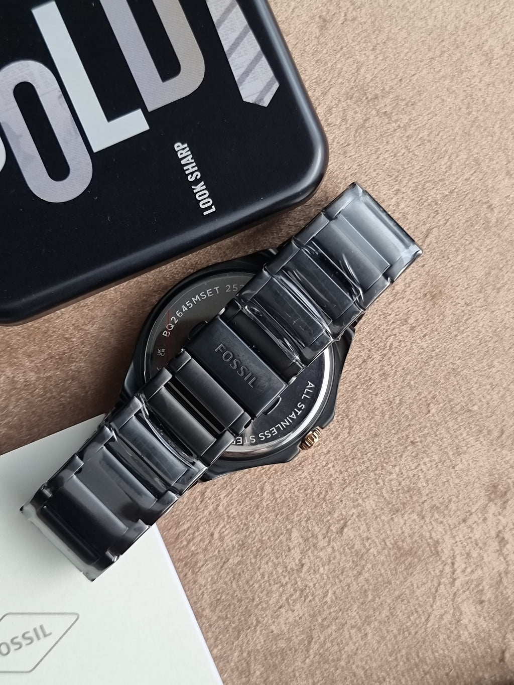 Fossil Evanston His & Her Black Stainless Steel Multifunction Couple Watch Set – BQ2645SET
Women's Dial Size 36mm
Men's Dial size 45mm