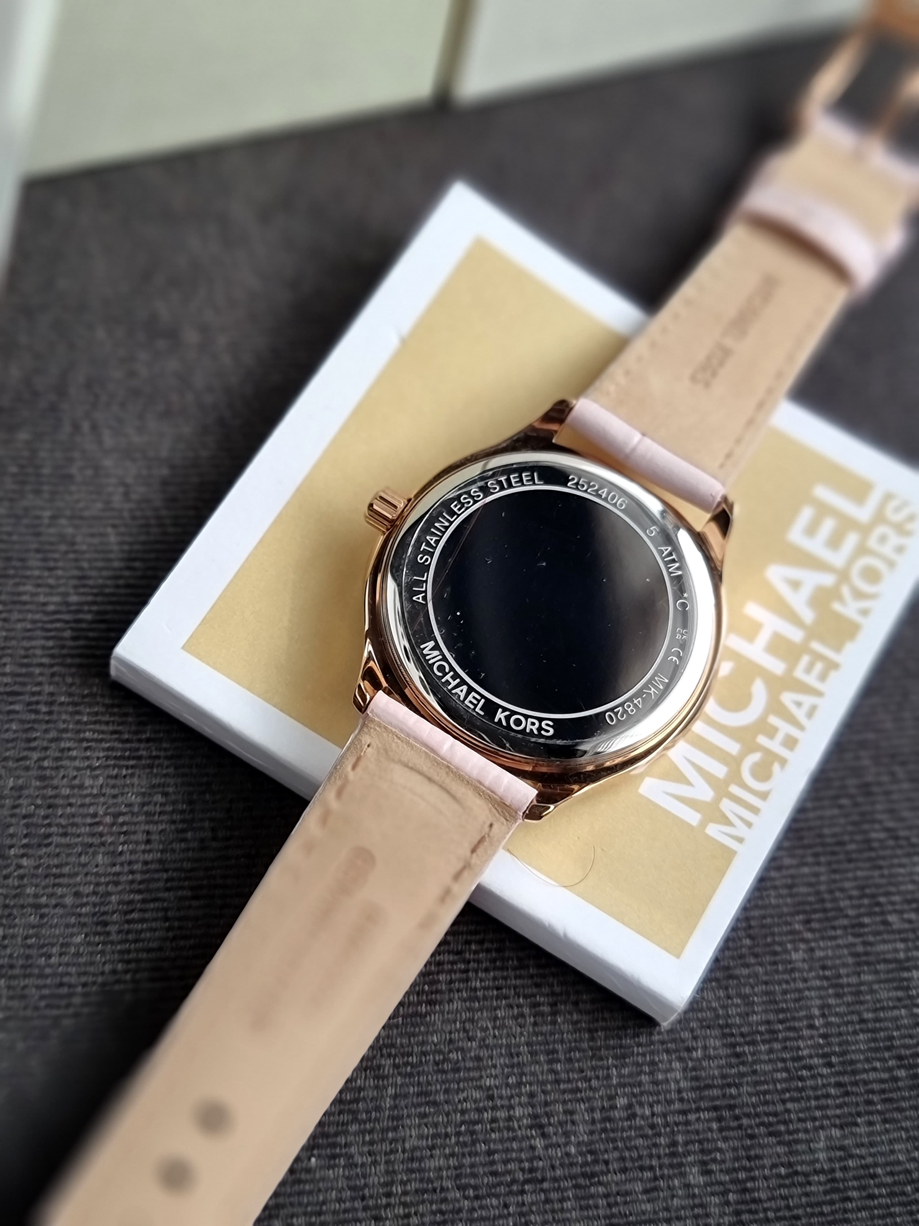 Michael Kors Sage Pave Mother of Pearl Dial Ladies Watch MK4820