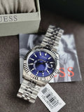 GUESS Blue Round Dial Analog Men's Watch - GW0977G1