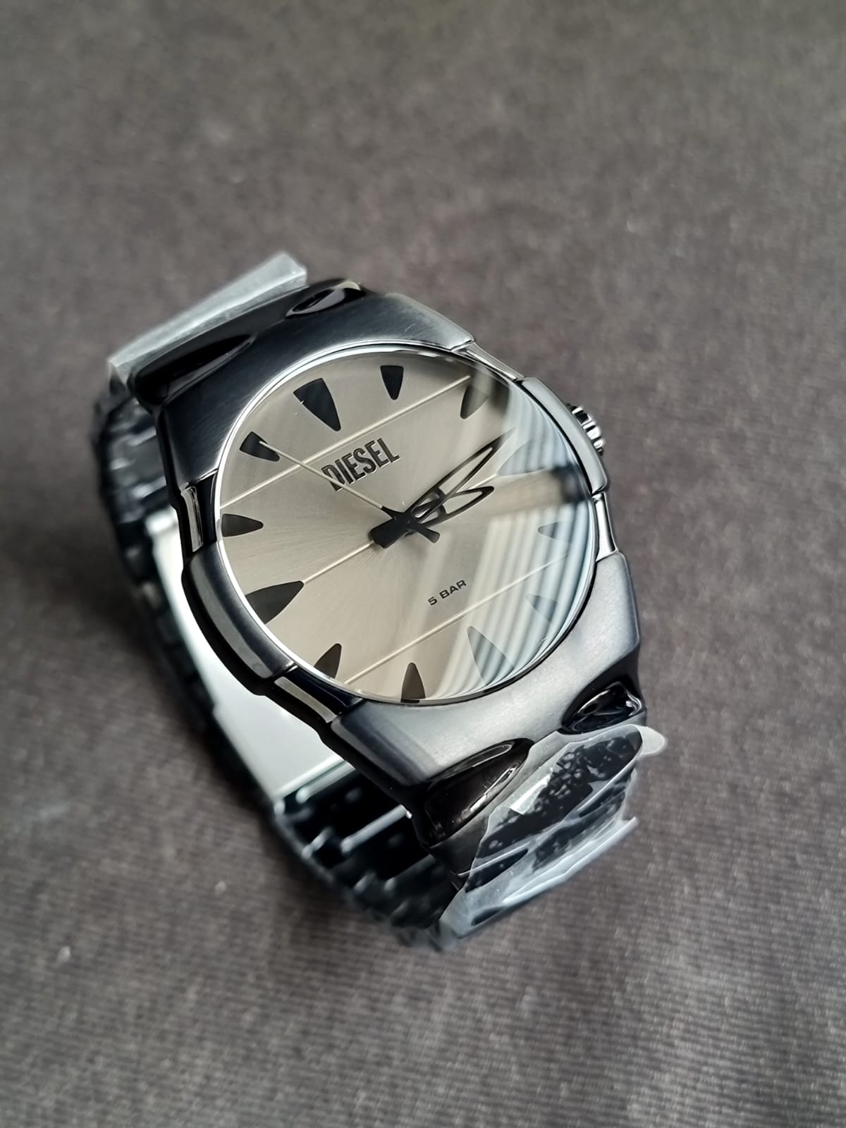 Diesel D-Sruptor Three-Hand DZ2213 Black Stainless Steel Watch