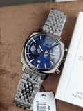 Emporio Armani 40 mm Quartz Blue Dial Gunmetal Chain Men’s Watch AR11726