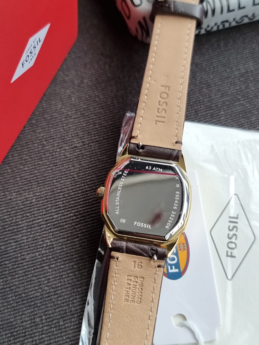 Fossil Harlow Quartz Cream Dial Ladies Watch ES5426