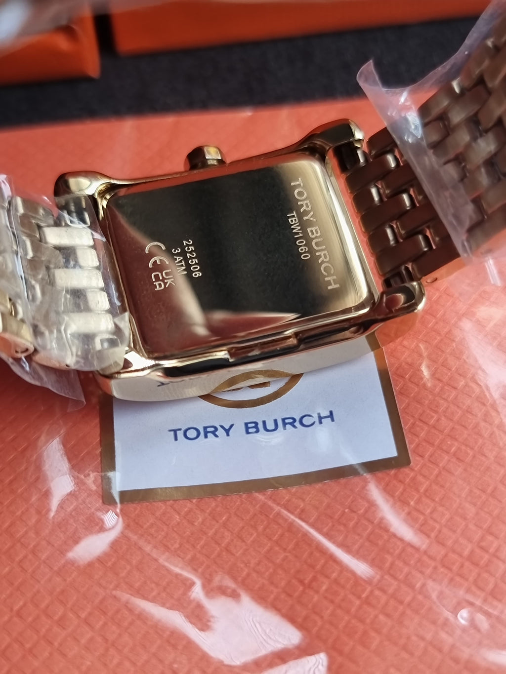 Tory Burch Eleanor White Dial Gold Steel Strap Watch for Women - TBW1060