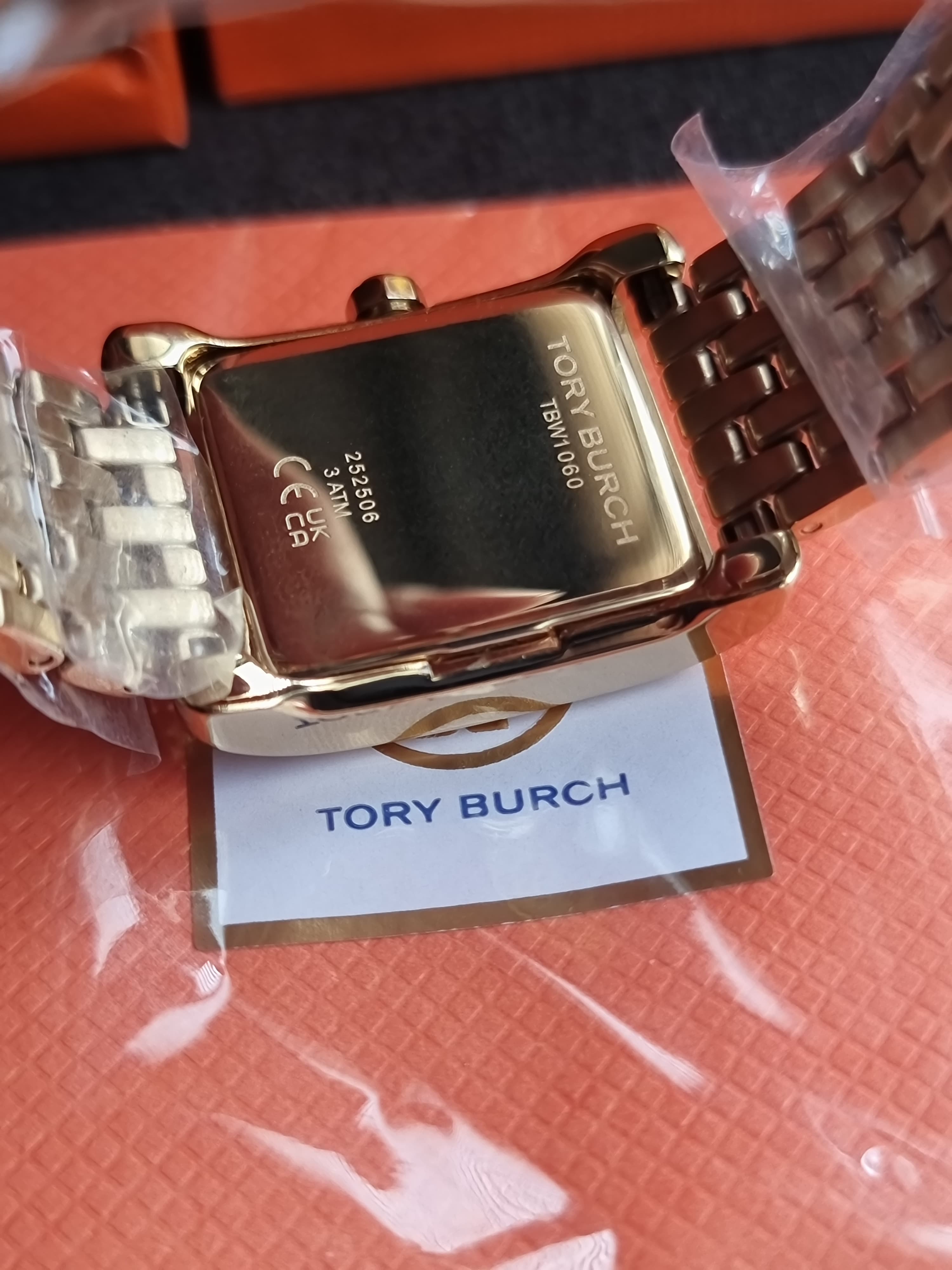 Tory Burch Eleanor White Dial Gold Steel Strap Watch for Women - TBW1060