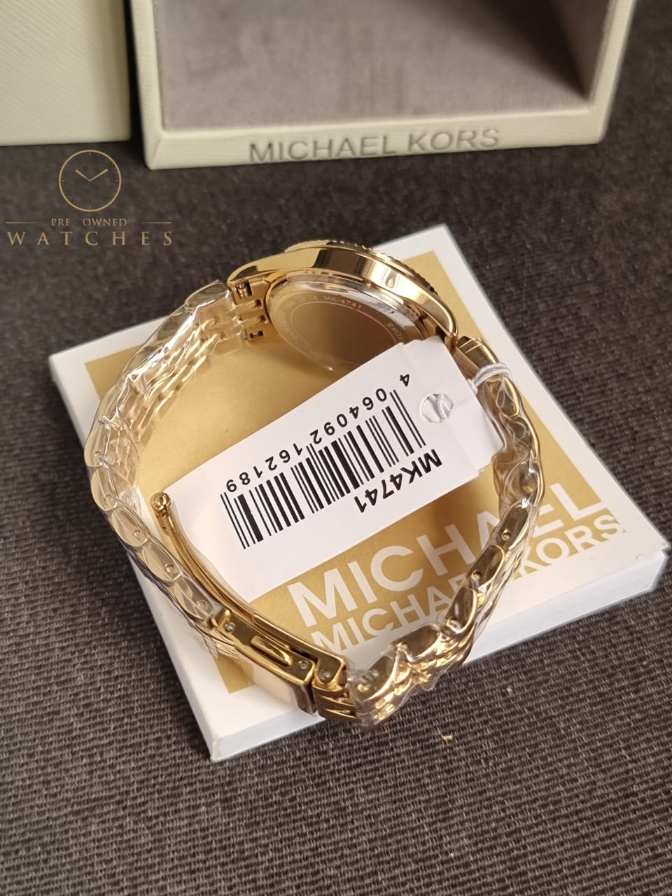 Michael Kors Lexington Three-Hand Gold-Tone MK4741 Stainless Steel Watch